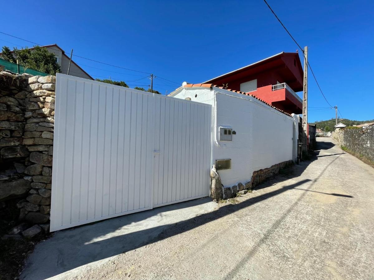 Casita Independiente Y Tres Apartamentos Con Piscina Ladeira Playa Baiona Dış mekan fotoğraf